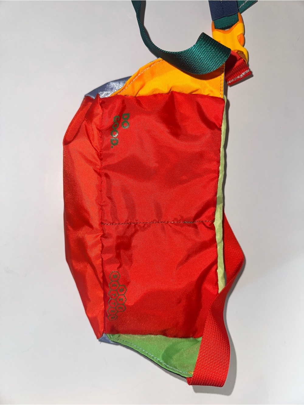 Bombas / Cotopaxi Multicolor Colorblock Waist Pack with Red Strap - Picture 2 of 3